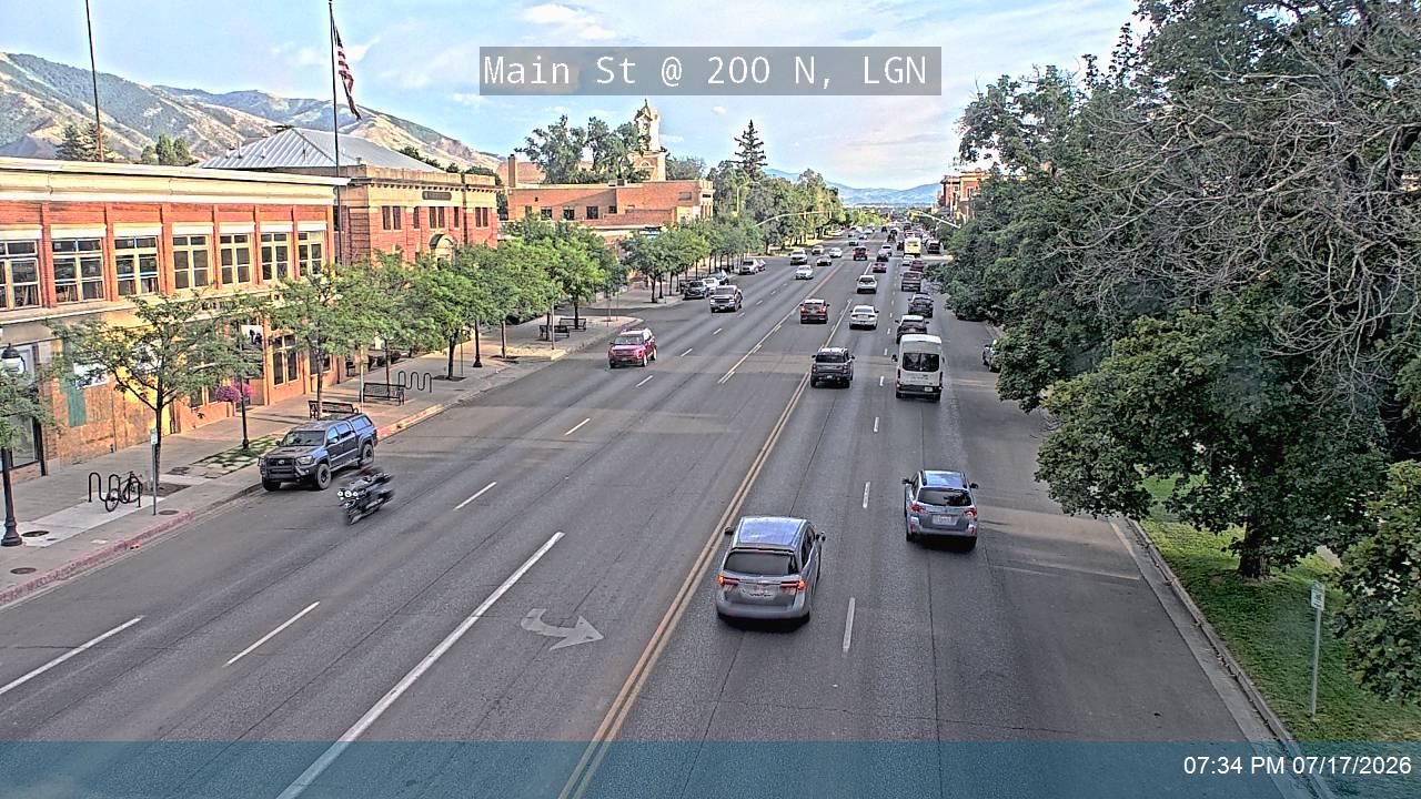 Main St traffic camera, Logan, Utah