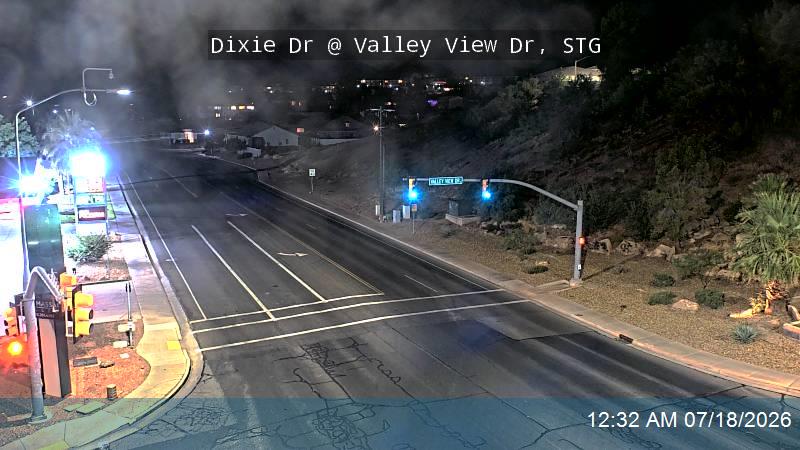 Dixie Dr traffic camera, view south, St. George, Utah