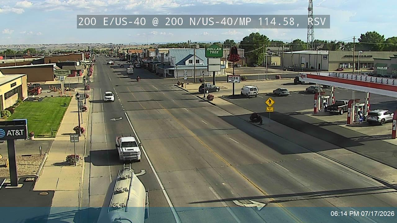 US-40 traffic camera, Roosevelt, Utah