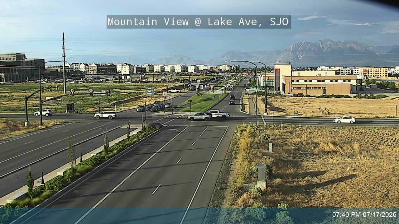SR-85 traffic camera, view south, South Jordan, Utah