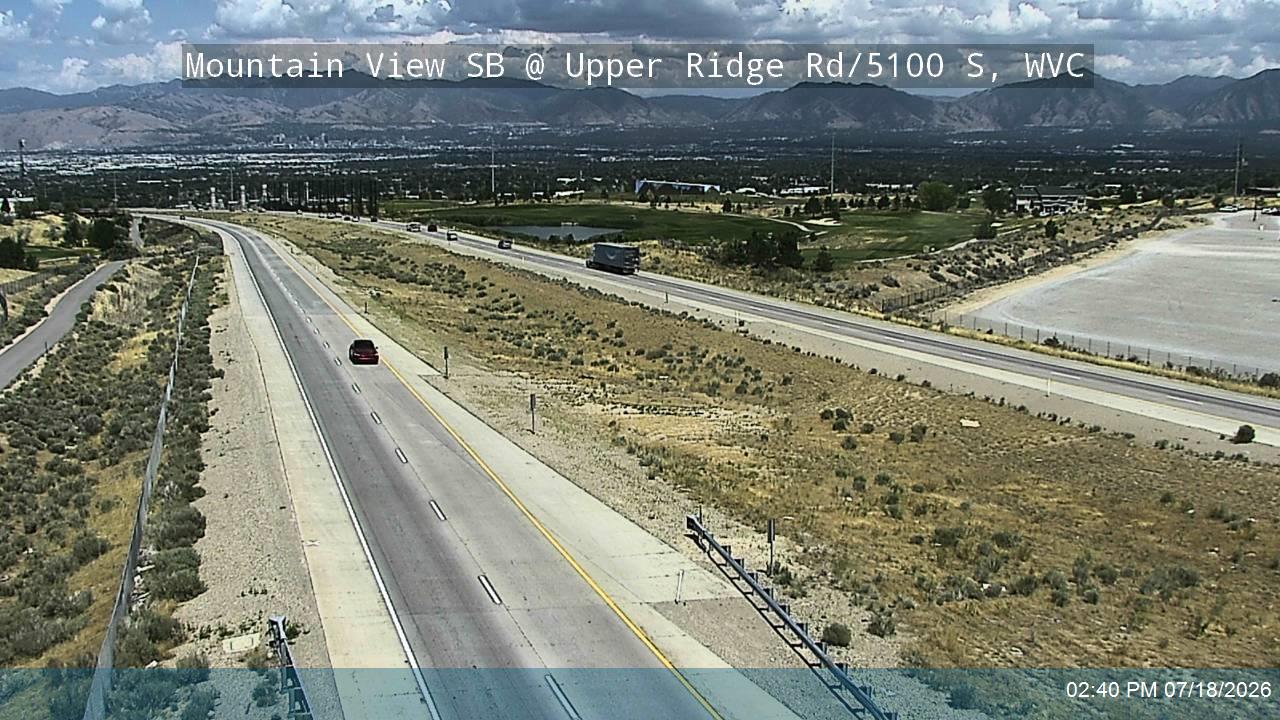 SR-85 traffic camera, view south, West Valley City, Utah
