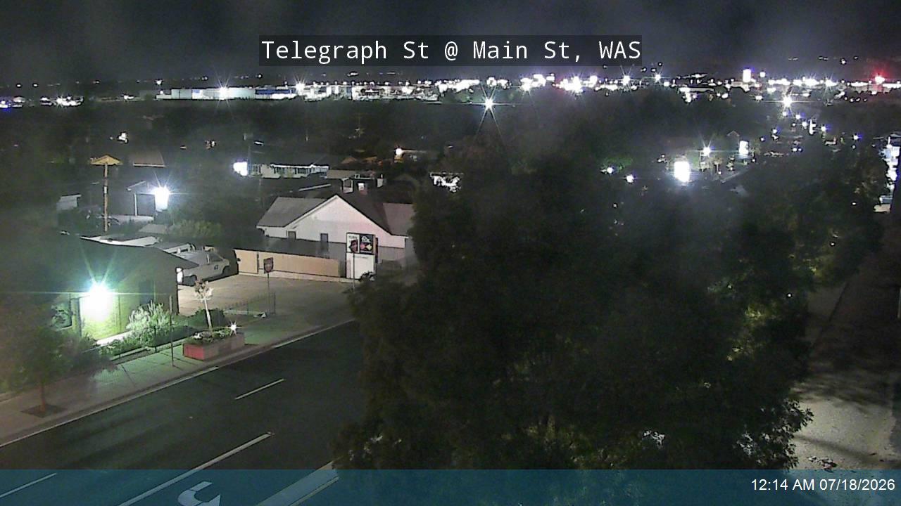 Telegraph St traffic camera, view north, Washington, Utah