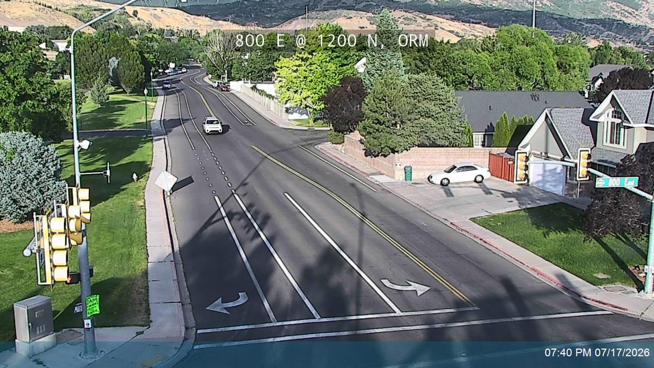 800 E traffic camera, Orem, Utah