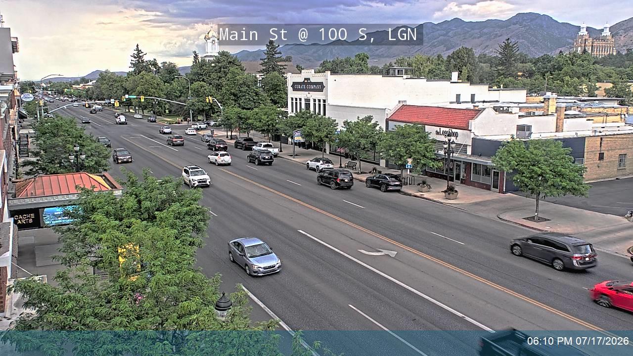 Main St traffic camera, Logan, Utah