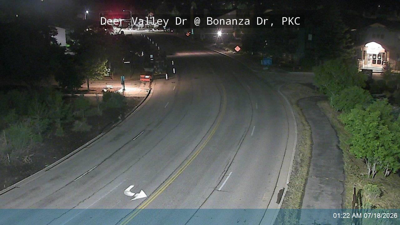 SR-224 traffic camera, view south, Park City, Utah