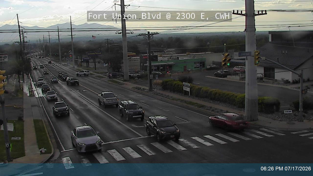 Fort Union Blvd traffic camera, Cottonwood Heights, Utah