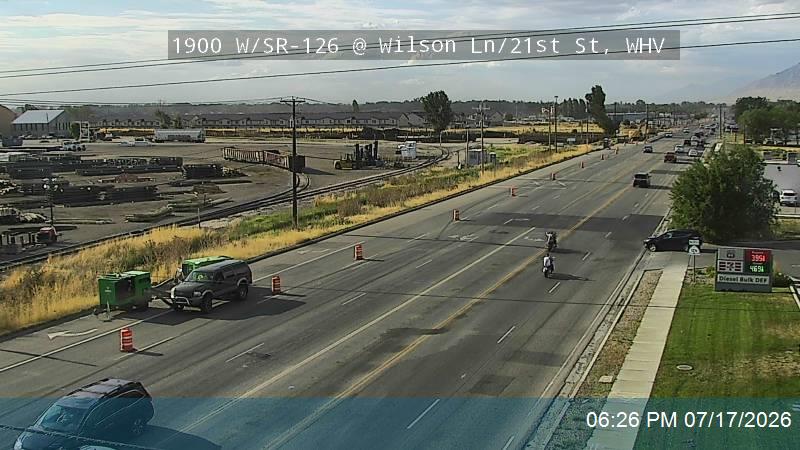 SR-126 traffic camera, West Haven, Utah