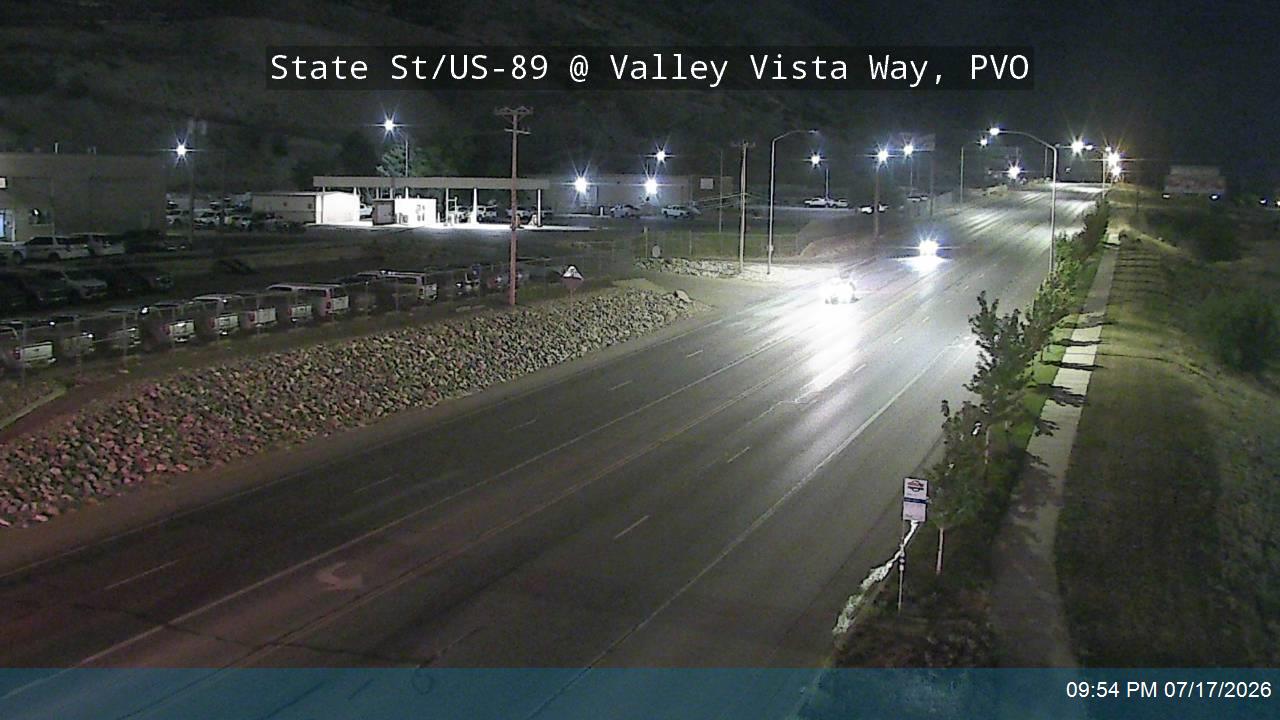 US-89 traffic camera, Provo, Utah