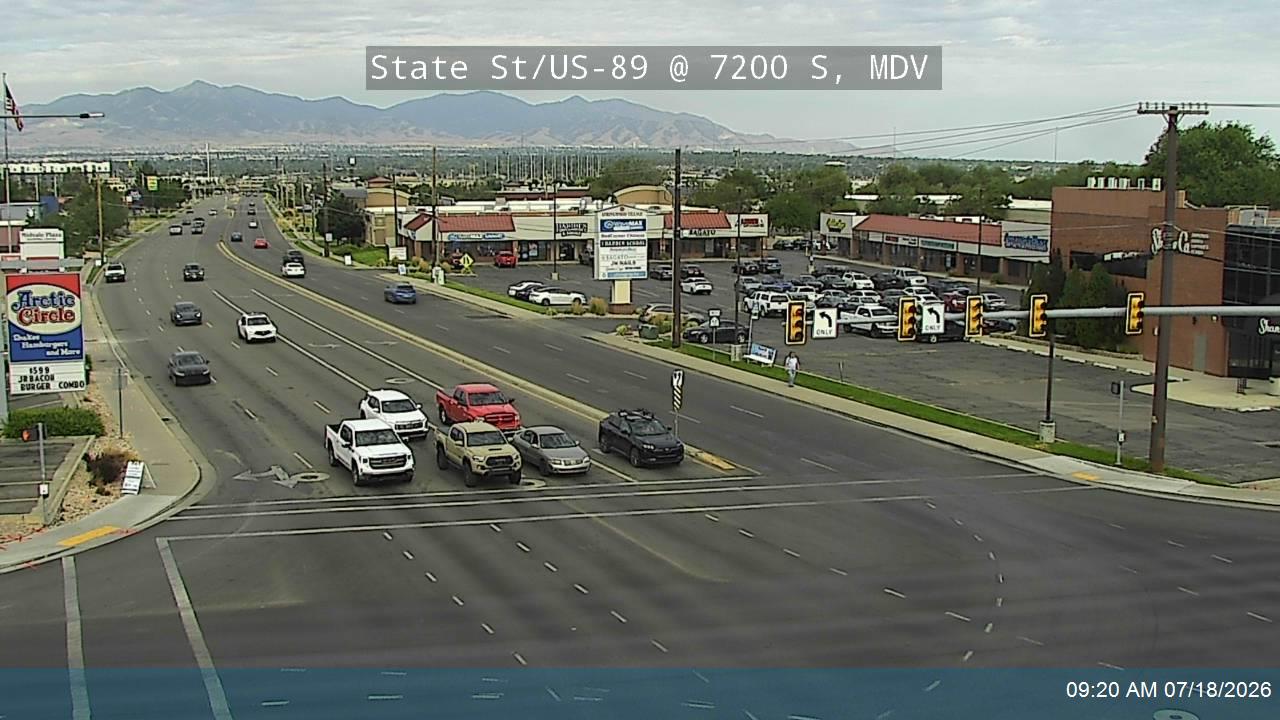 US-89 traffic camera, Midvale, Utah