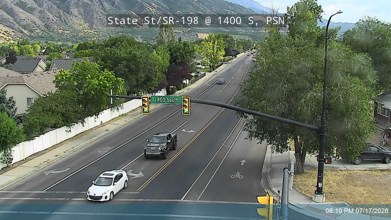 SR-198 traffic camera, Payson, Utah