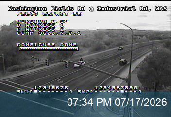 Washington Fields Rd traffic camera, Washington, Utah