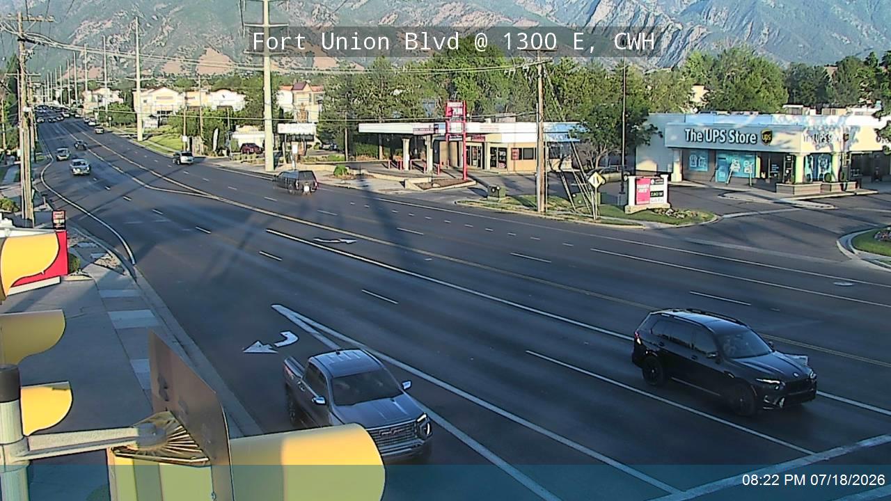 Fort Union Blvd traffic camera, Cottonwood Heights, Utah
