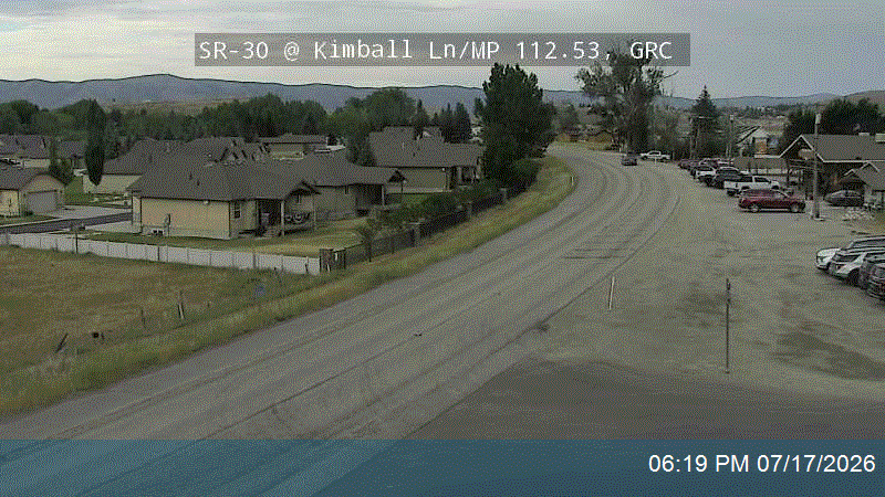 SR-30 traffic camera, view south, Garden City, Utah