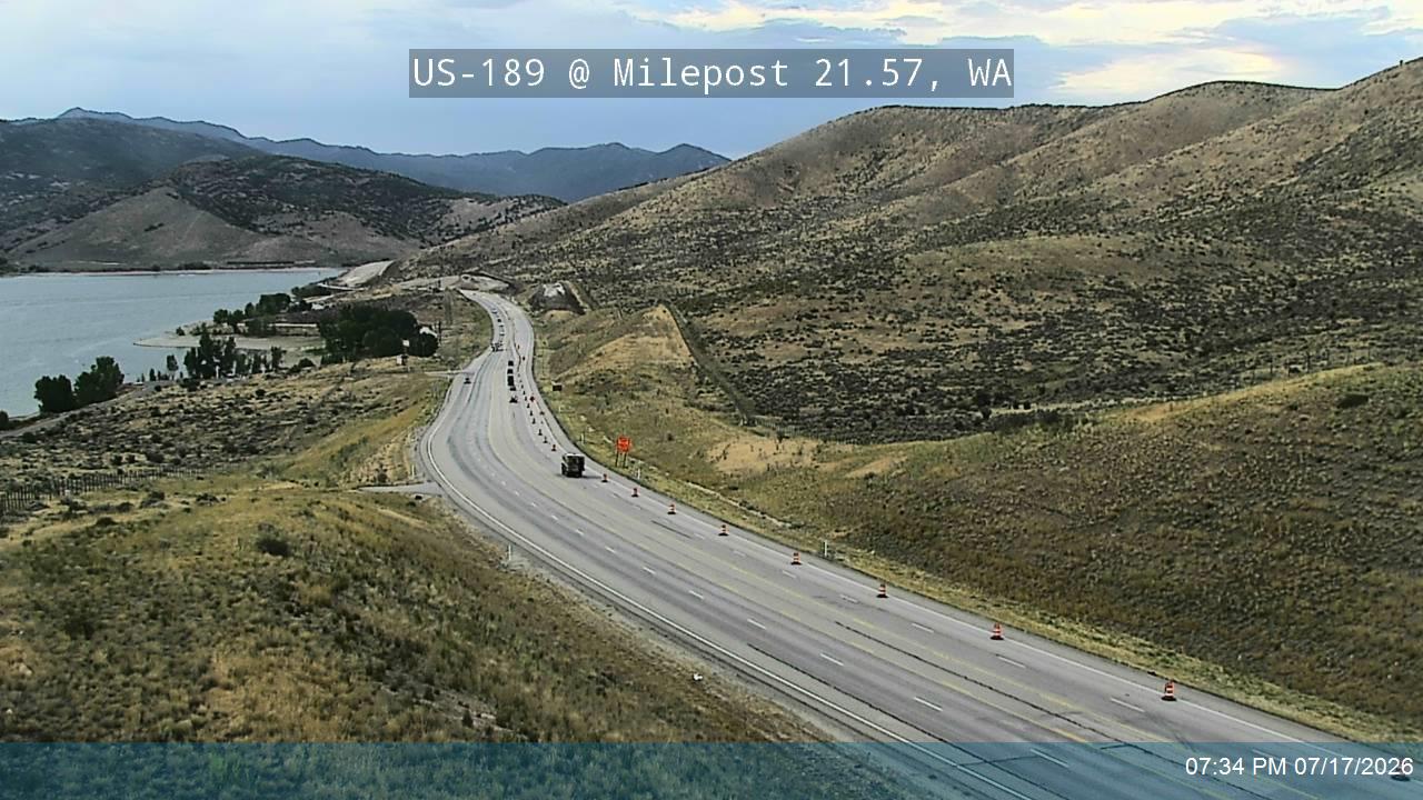 US-189 @ Milepost 21.57, WA traffic camera, Wasatch County