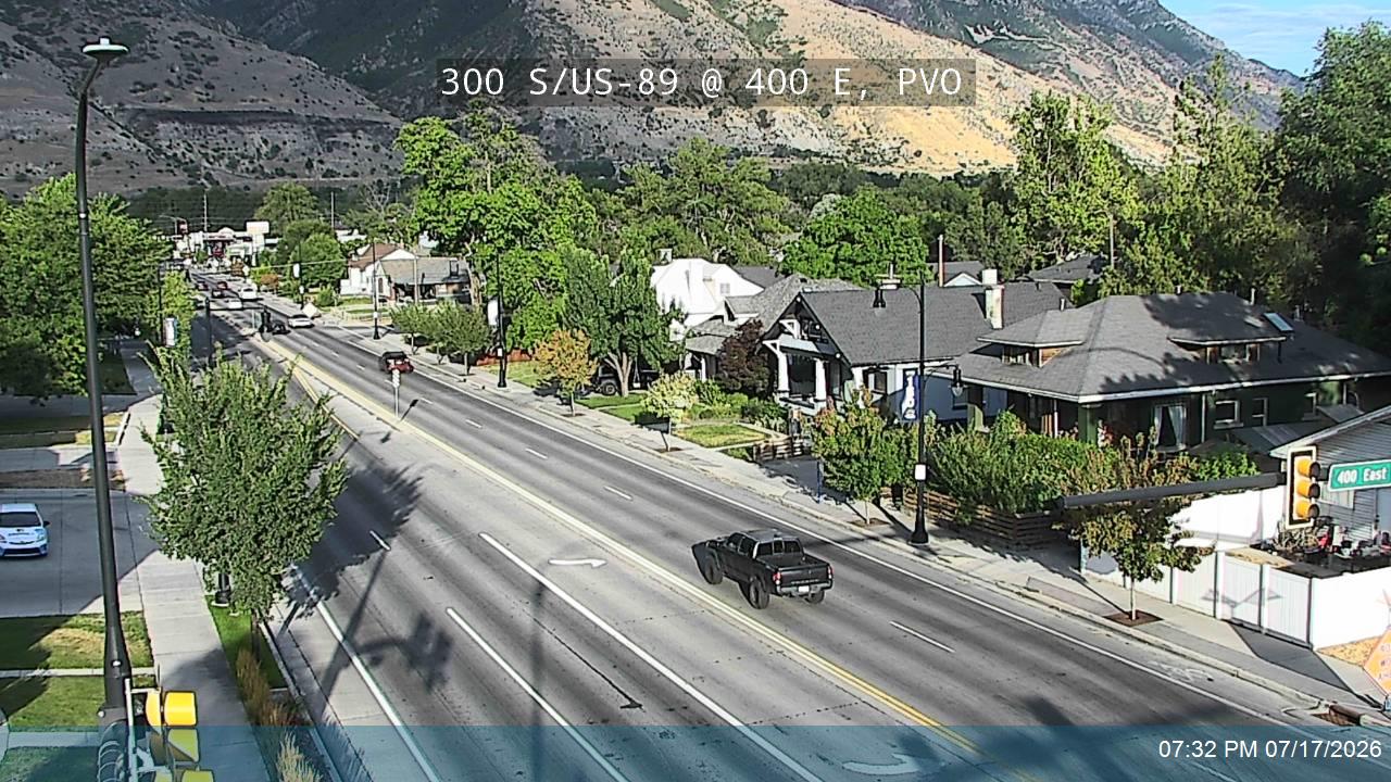 US-89 traffic camera, Provo, Utah