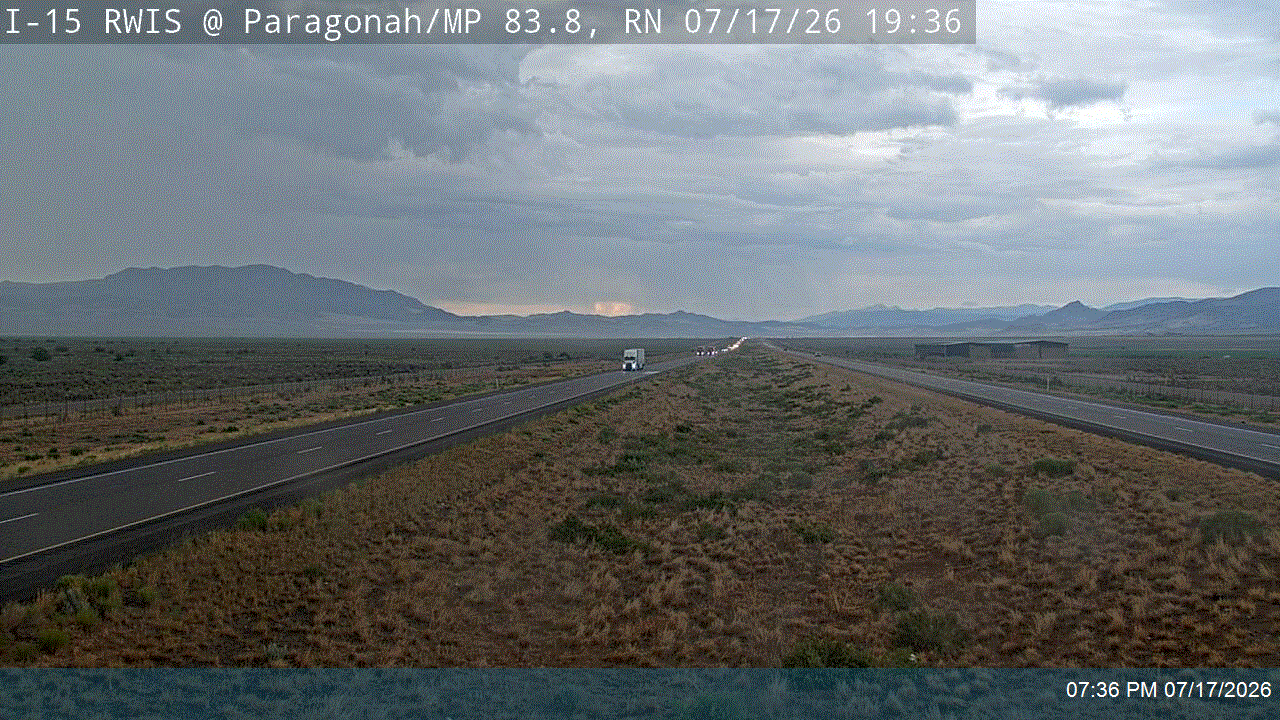 I-15 RWIS @ Milepost 83.8, RN traffic camera, Iron County