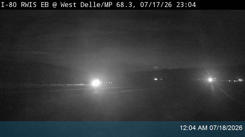 I-80 RWIS EB @ West Delle / MP 68.3, TE traffic camera, Tooele County