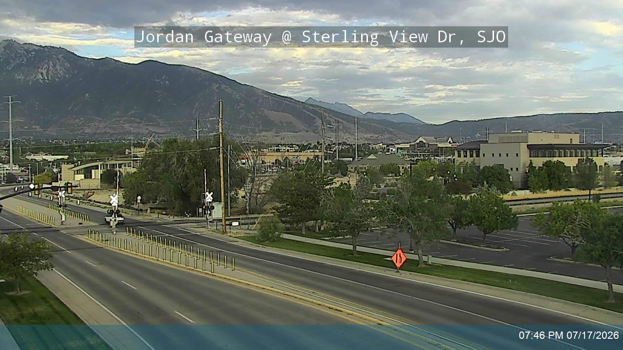 Jordan Gateway traffic camera, South Jordan, Utah