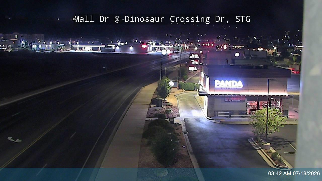 Mall Dr traffic camera, view south, St. George, Utah