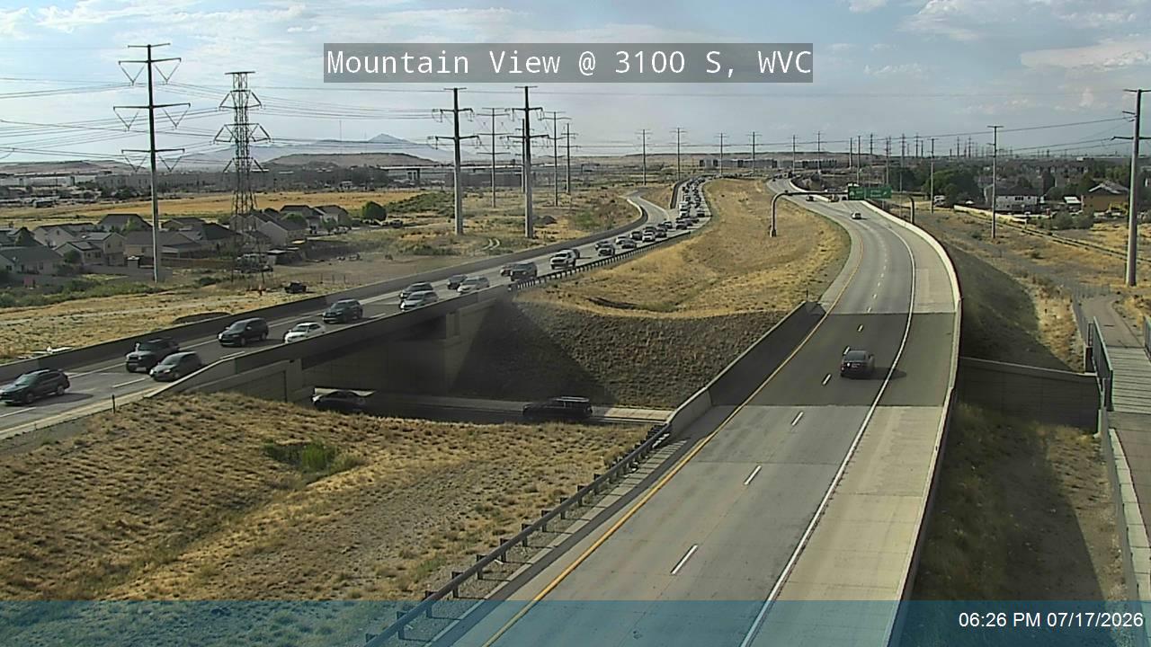 SR-85 traffic camera, view north, West Valley City, Utah