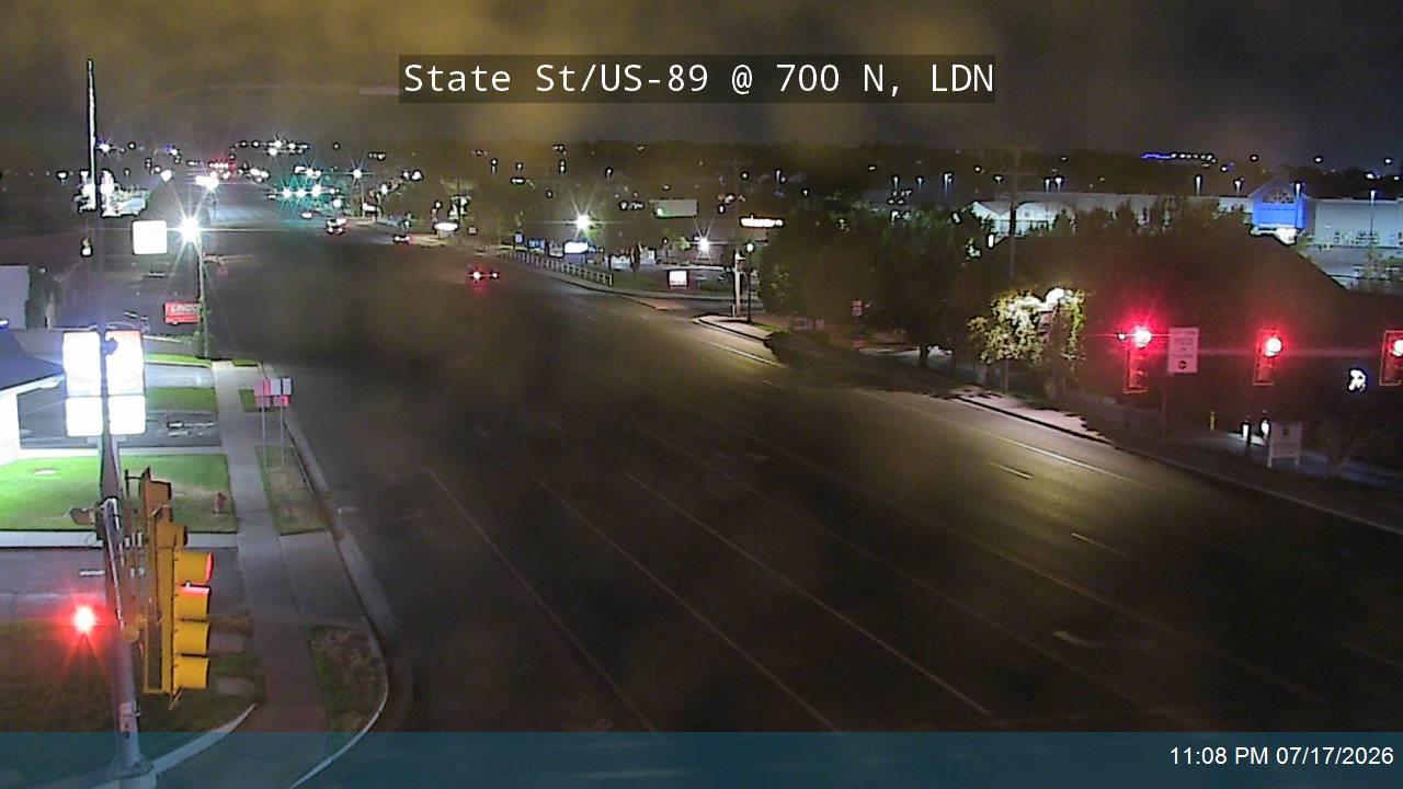 US-89 traffic camera, Lindon