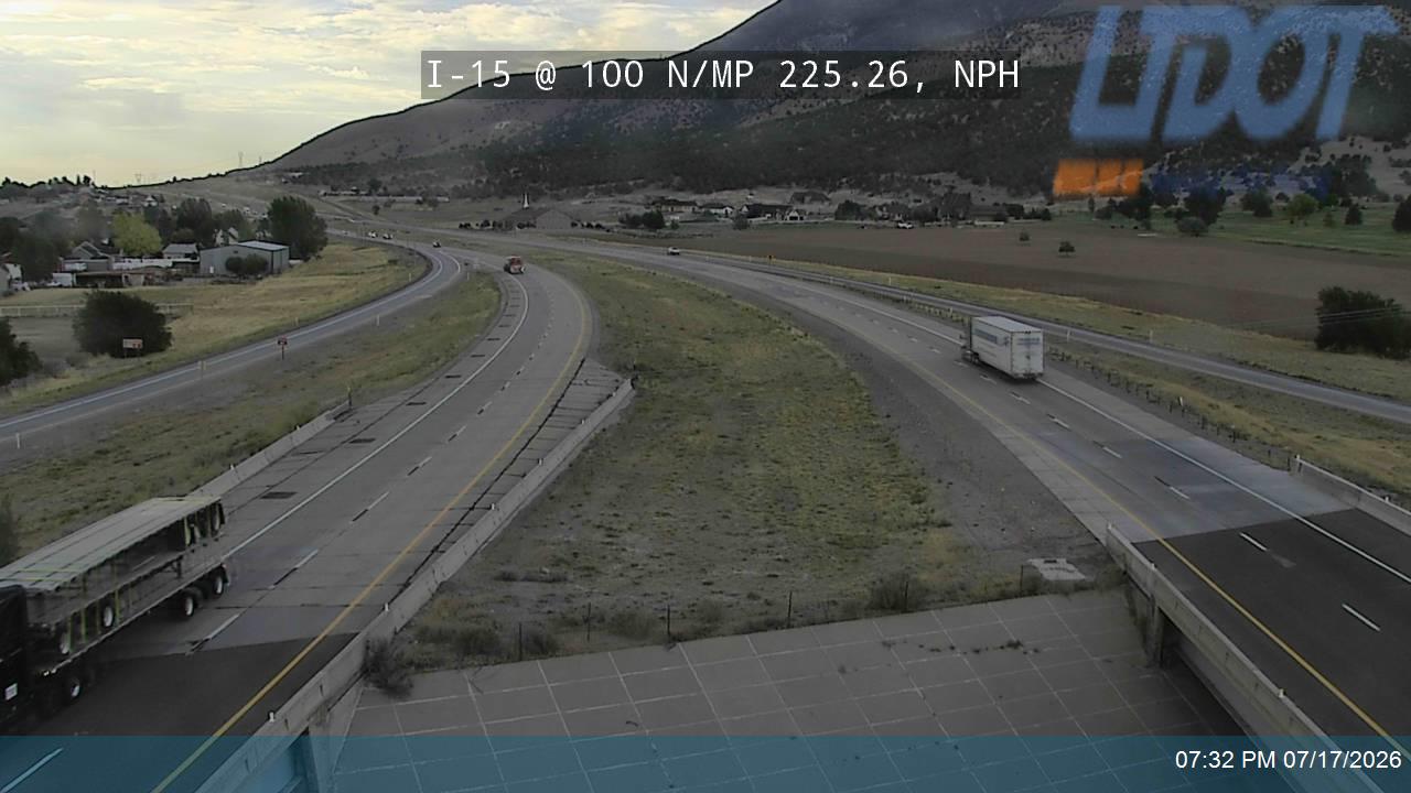 I-15 traffic camera, Nephi