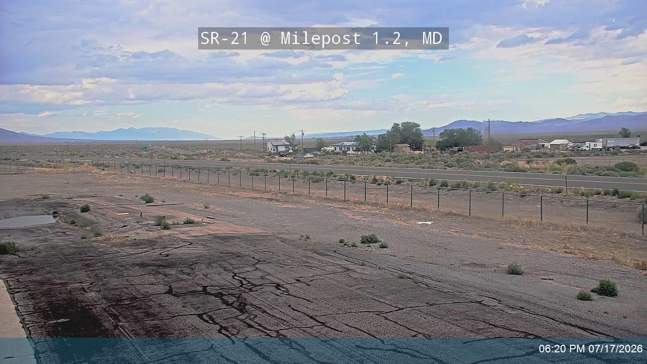 SR-21 @ Milepost 1.2, MD traffic camera, Millard County
