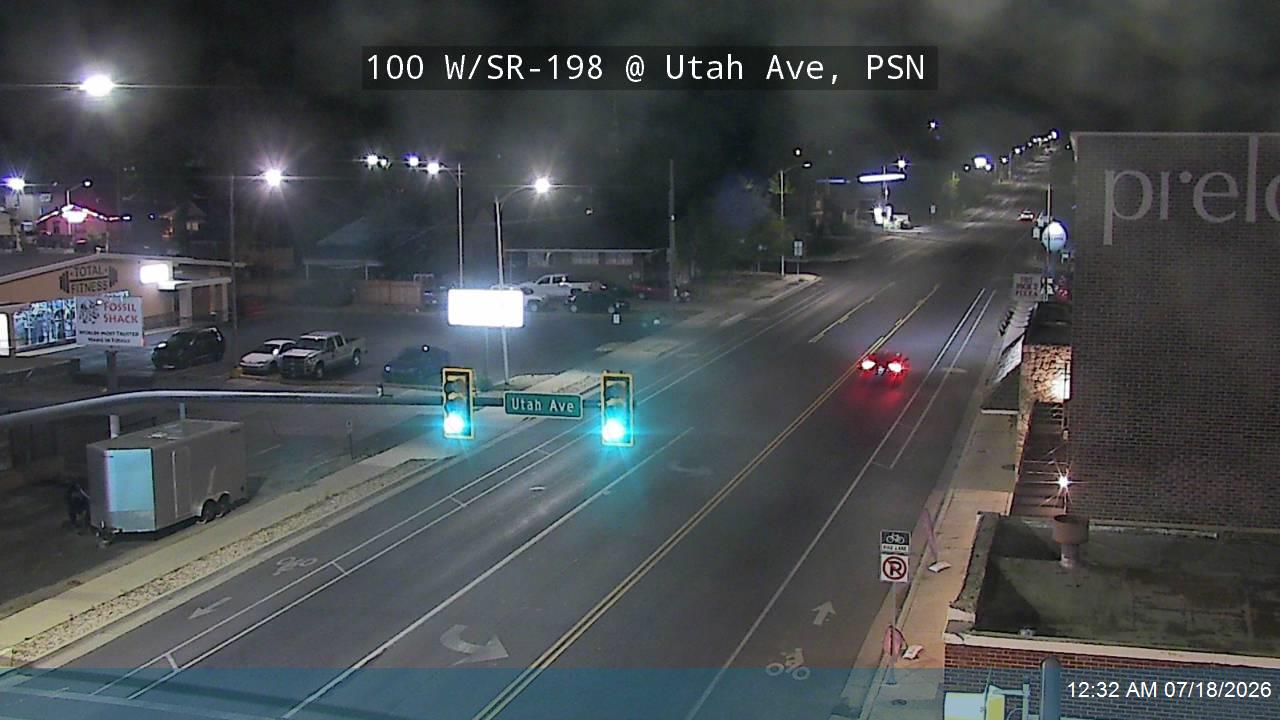 SR-198 traffic camera, Payson, Utah