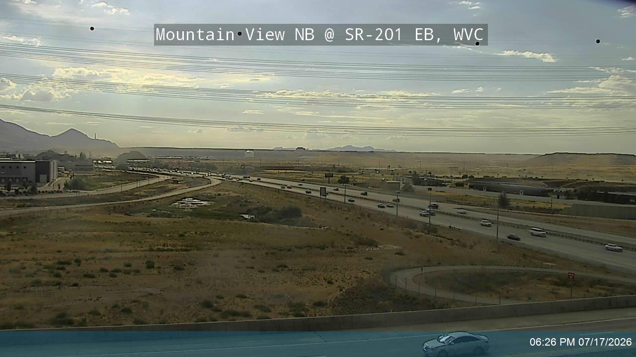 SR-85 traffic camera, view north, West Valley City, Utah
