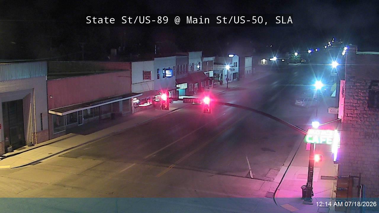 US-89 traffic camera, Salina, Utah