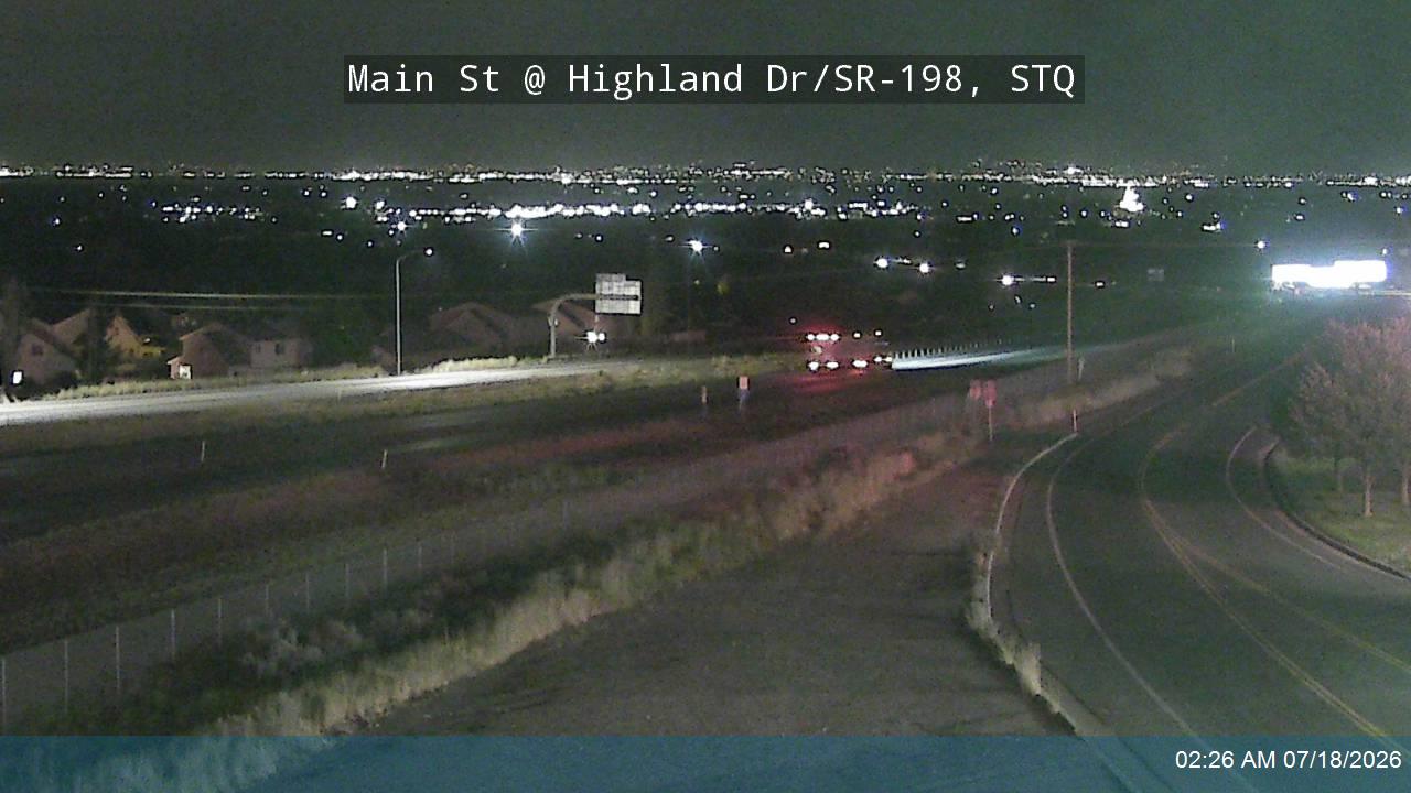 SR-198 traffic camera, Santaquin, Utah