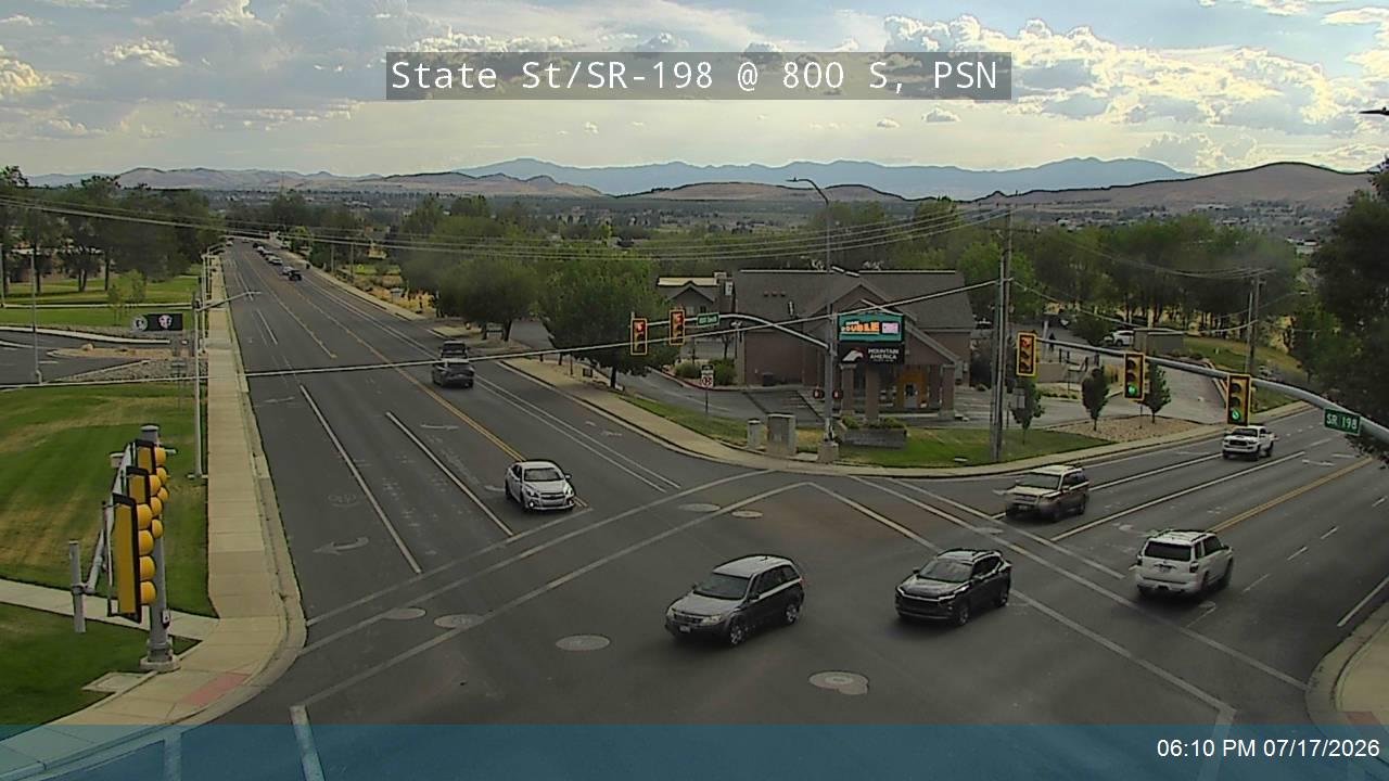 SR-198 traffic camera, Payson, Utah