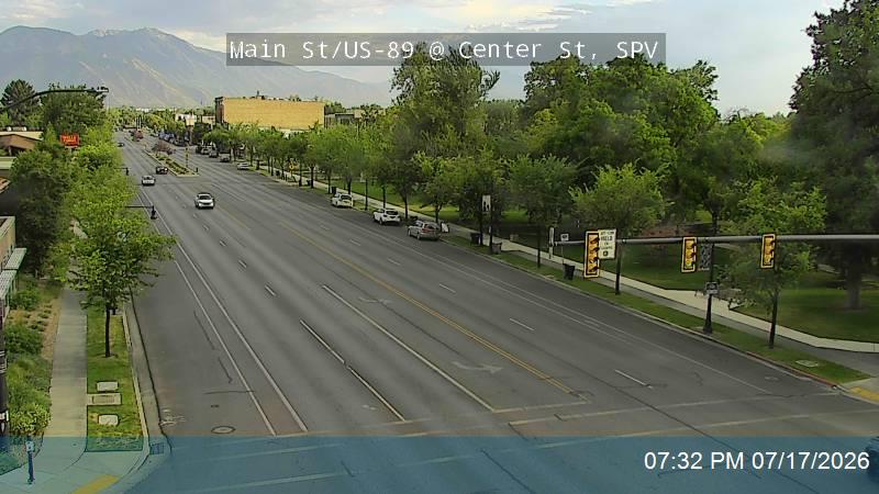 US-89 traffic camera, Springville, Utah
