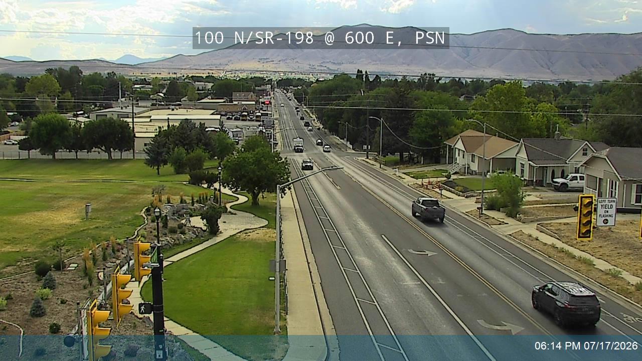 SR-198 traffic camera, Payson, Utah