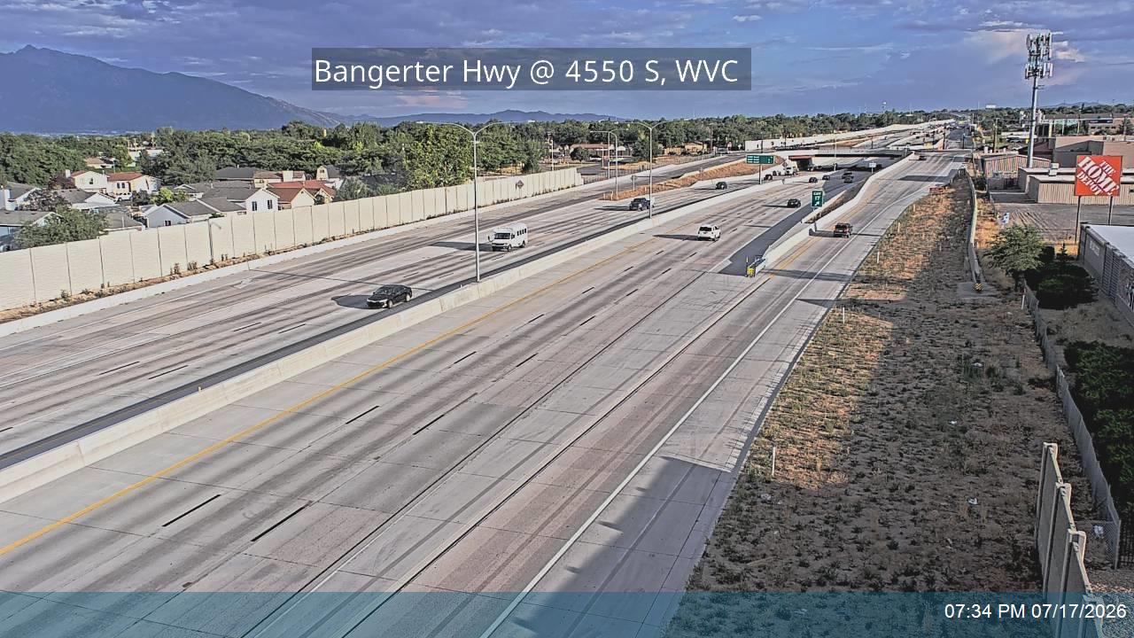 SR-154 traffic camera, view south, West Valley City