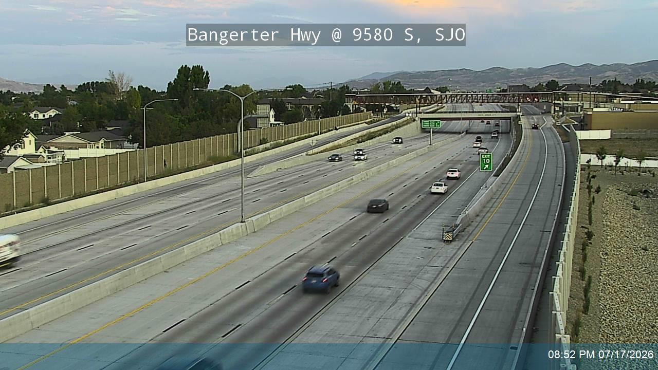 SR-154 traffic camera, view south, South Jordan