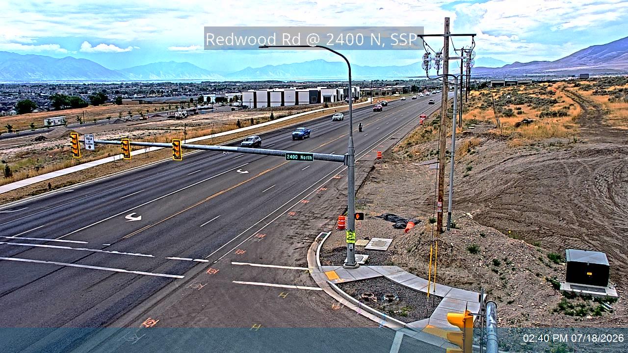 SR-68 traffic camera, view south, Saratoga Springs