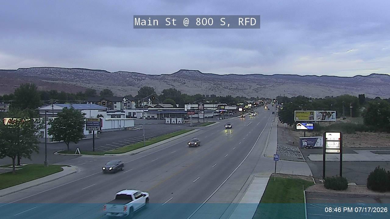SR-120 traffic camera, view south, Richfield, Utah