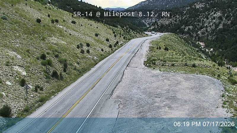 SR-14 @ Milepost 8.12, RN traffic camera, Iron County