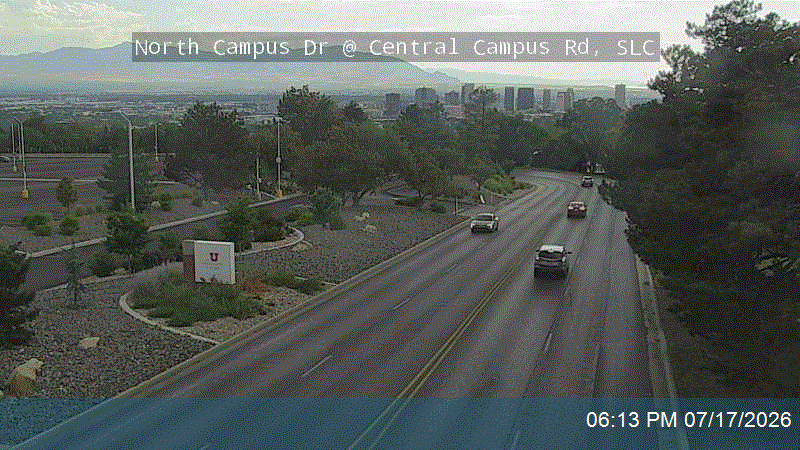 SR-282 traffic camera, view north, Salt Lake City, Utah