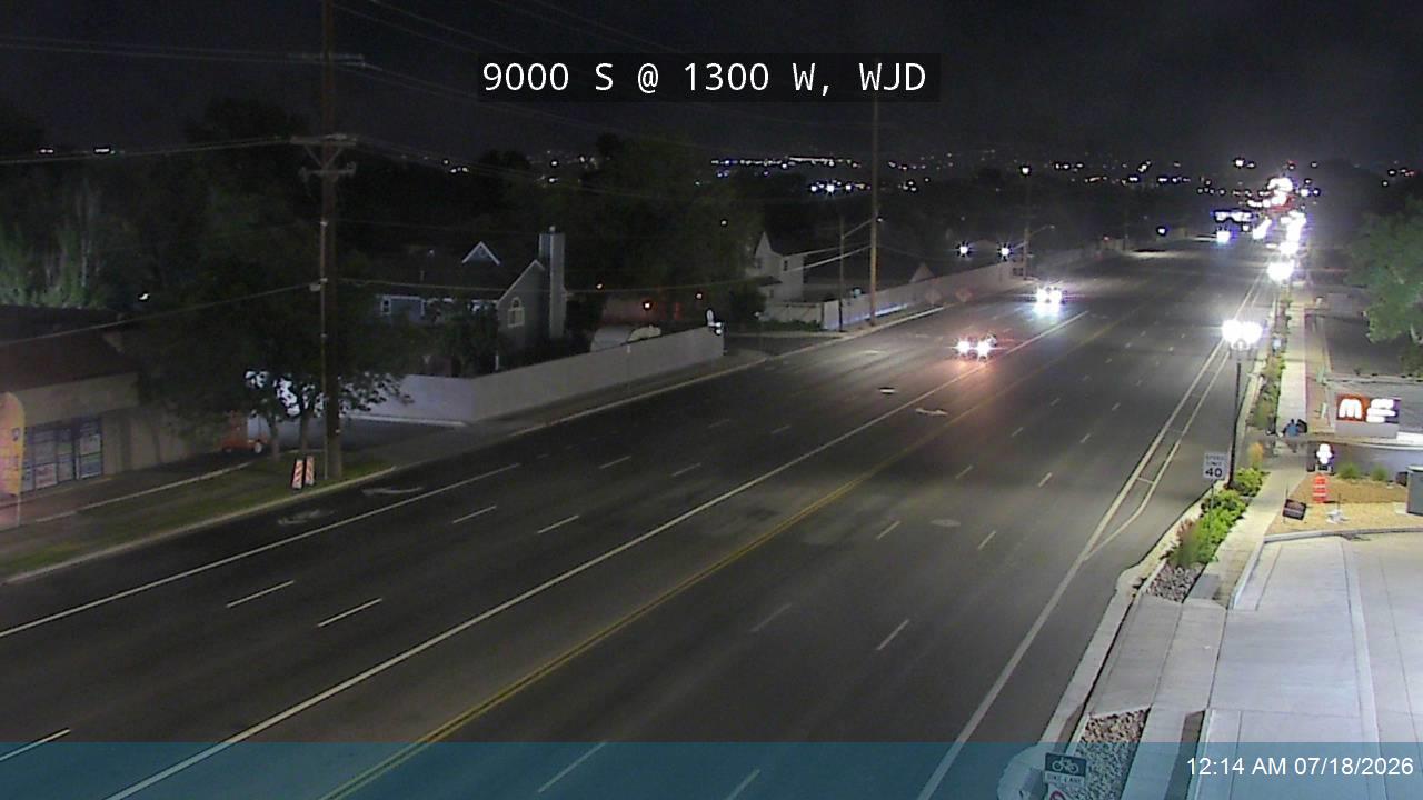 SR-209 traffic camera, view north, West Jordan, Utah