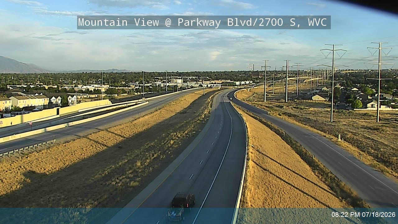 SR-85 traffic camera, view south, West Valley City, Utah