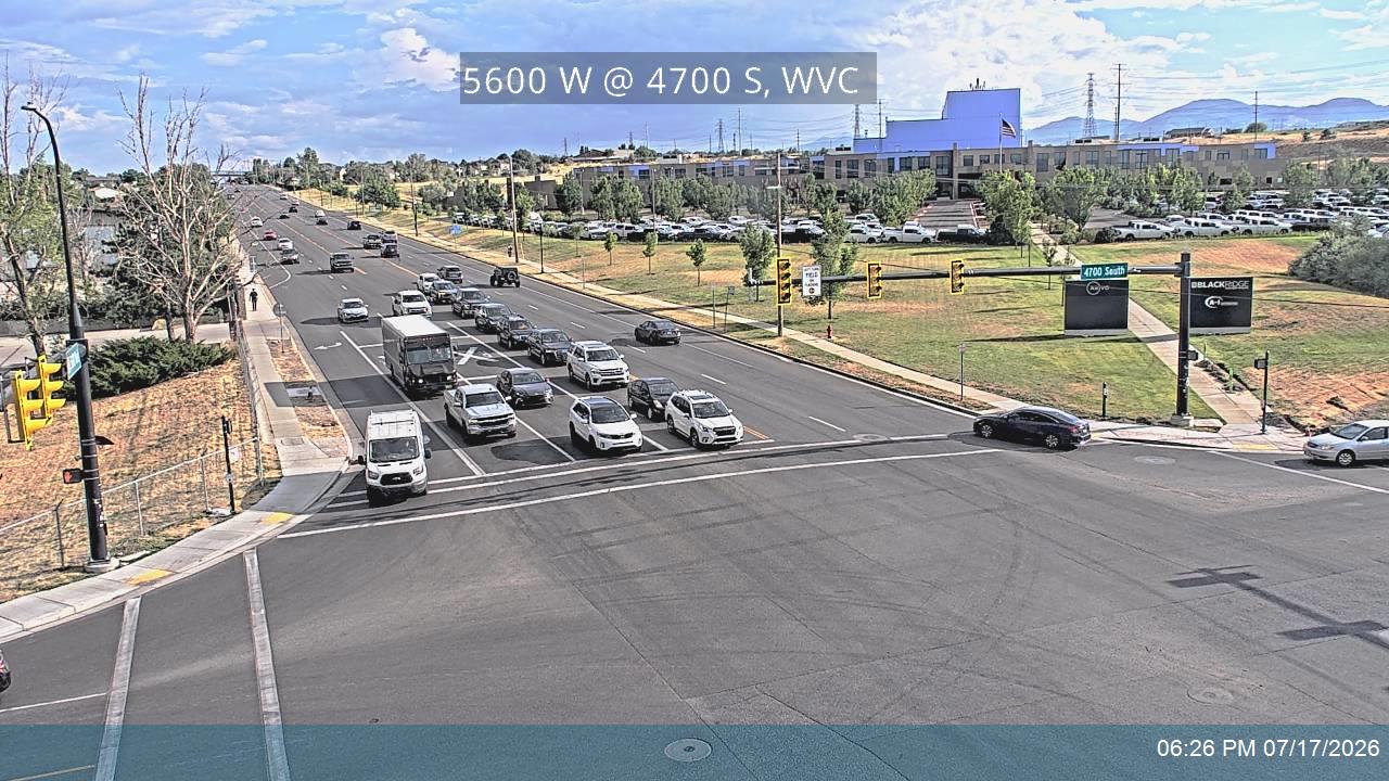 SR-172 traffic camera, view north, West Valley City, Utah
