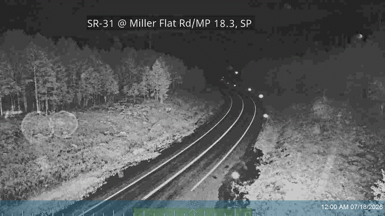 SR-31 @ Miller Flat Rd / MP 18.3, SP traffic camera, Sanpete County