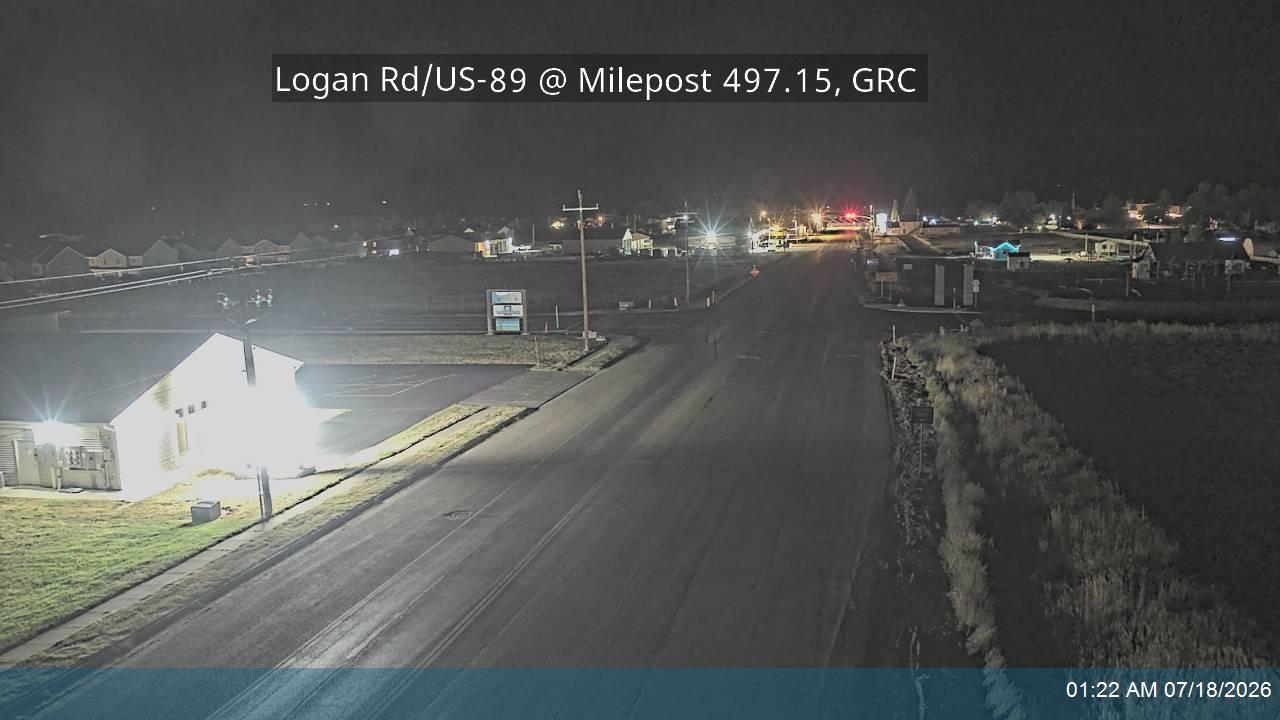 US-89 traffic camera, view east, Garden City