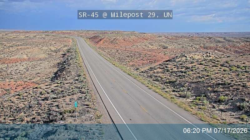 SR-45 NB @ Milepost 29, UN traffic camera, Uintah County
