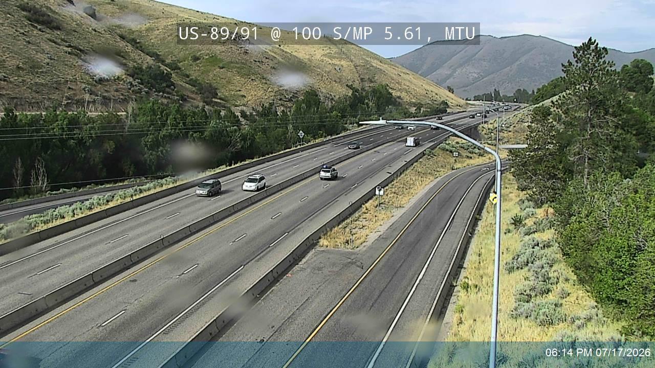 US-89 traffic camera, view west, Mantua