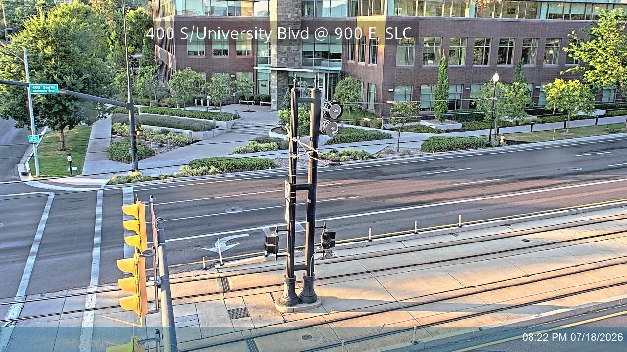SR-186 traffic camera, view east, Salt Lake City, Utah