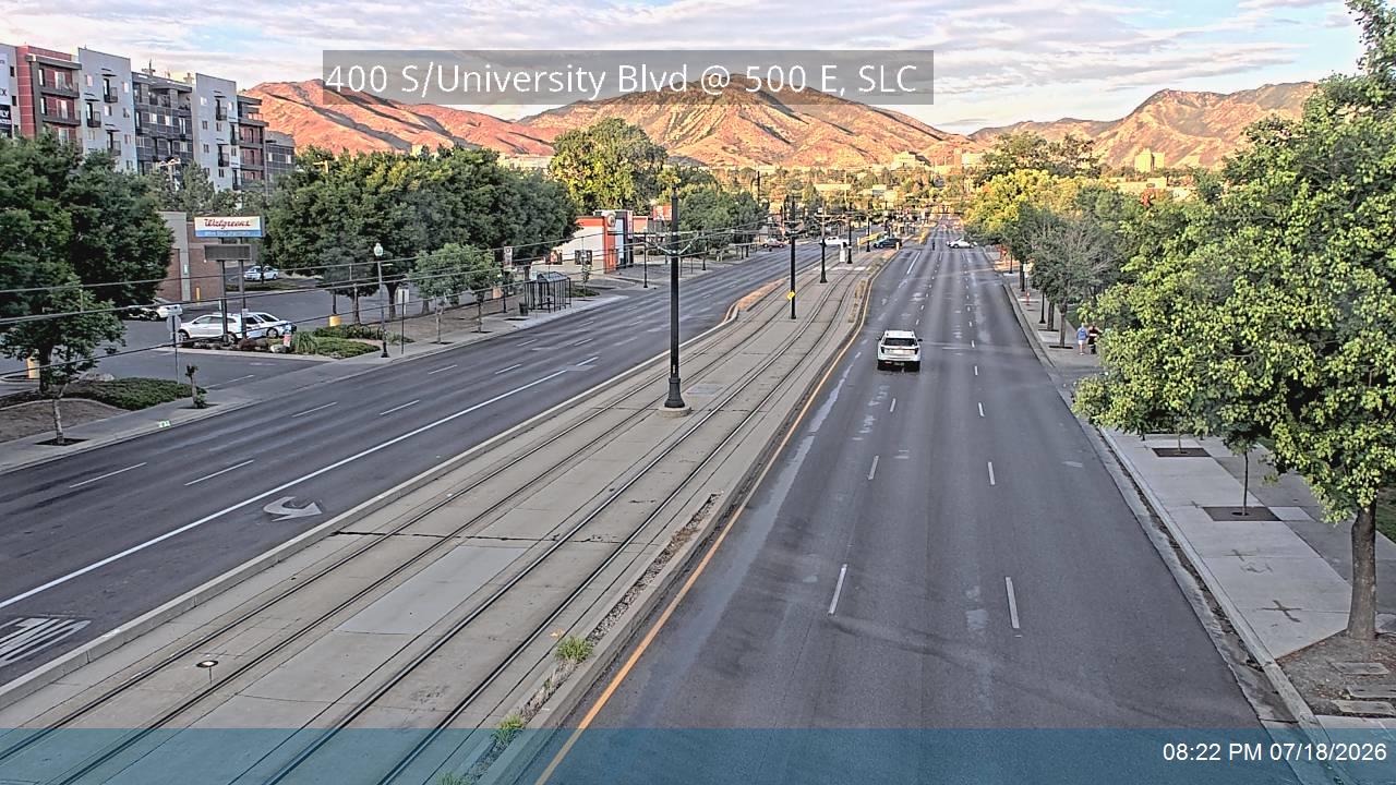 SR-196 traffic camera, view north, Salt Lake City, Utah