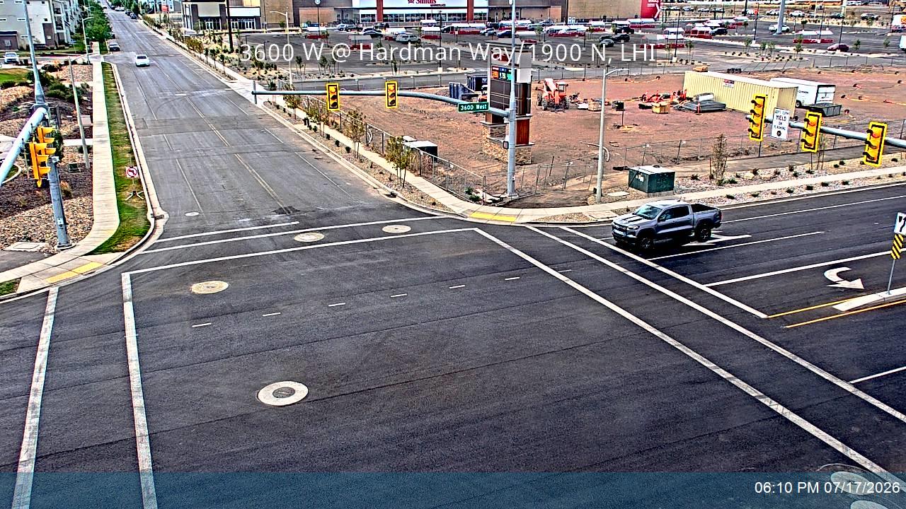 2100 N traffic camera, view north, Lehi, Utah